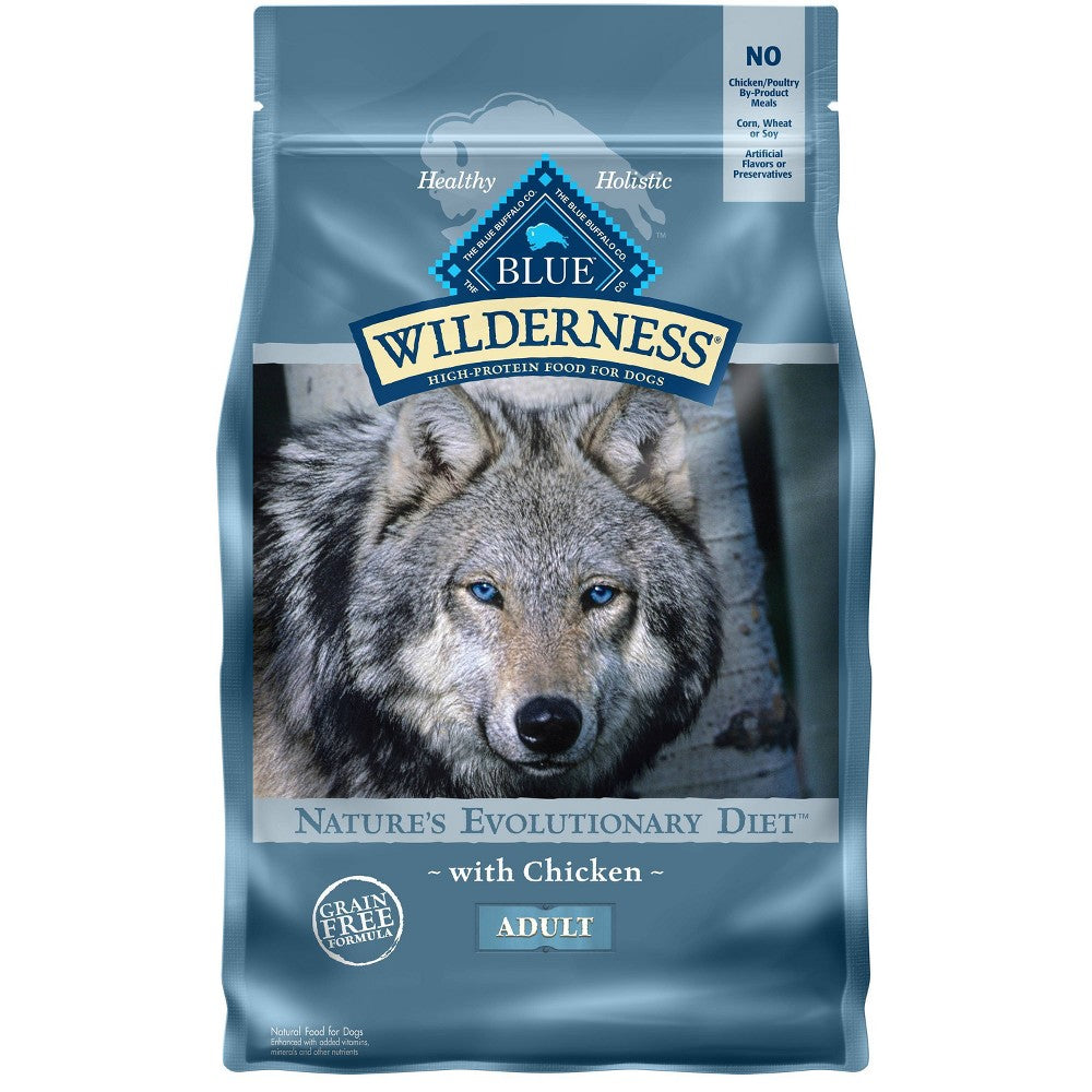 Blue Buffalo Wilderness High-Protein Chicken Dry Dog Food, 4.5 lbs.
