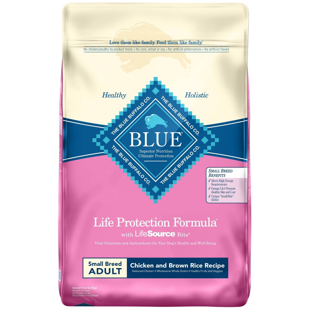 Blue Buffalo Small Breed Chicken & Rice Dry Dog Food, 15 lbs.