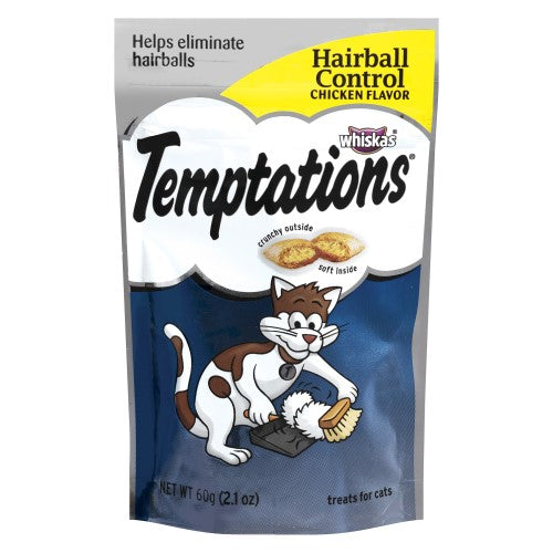 Temptations Indoor Care Chicken Cat Treats, 2.1 oz.