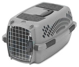 Petmate Pet Porter Traditional Portable Plastic Travel Dog Kennel Extra Small, Gray