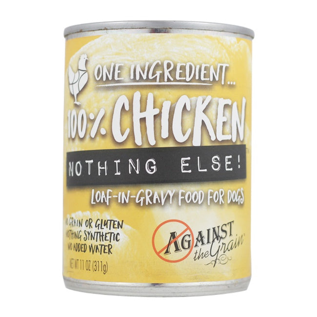 Against The Grain Nothing Else One Ingredient Chicken Wet Dog Food, 11 oz.