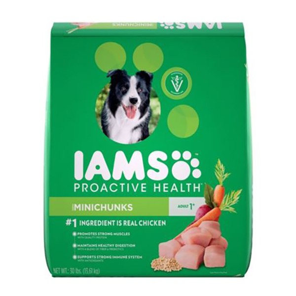 Iams ProActive Health MiniChunks Dry Dog Food, 30 lbs.