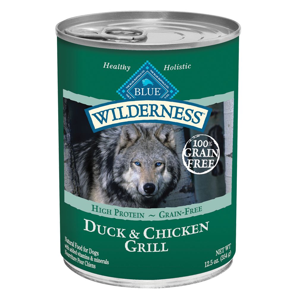 Blue Buffalo Duck & Chicken Canned Dog Food, 12.5 oz.
