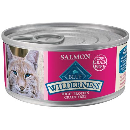Blue Buffalo Wilderness Salmon Wet Cat Food, 5.5 oz.