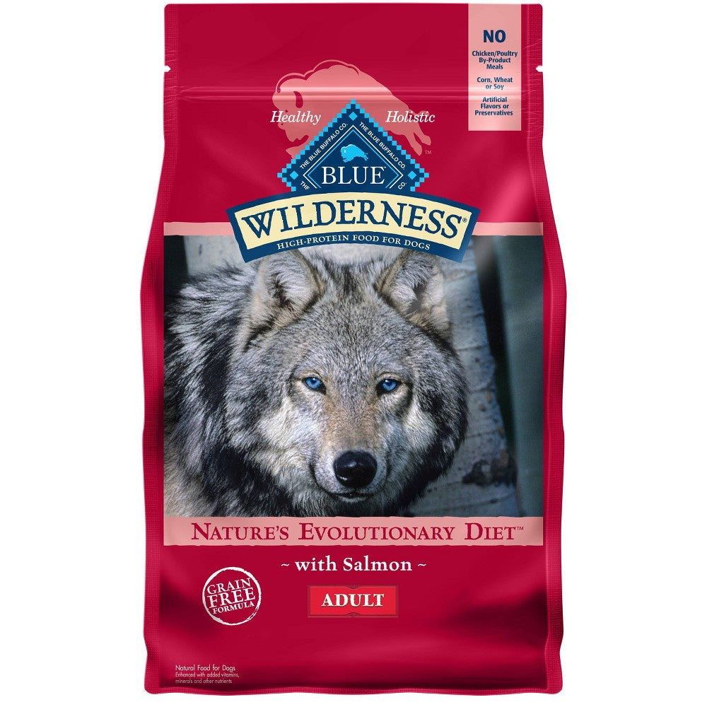 Blue Buffalo Wilderness Salmon Grain-Free Dry Dog Food, 4.5 lbs.