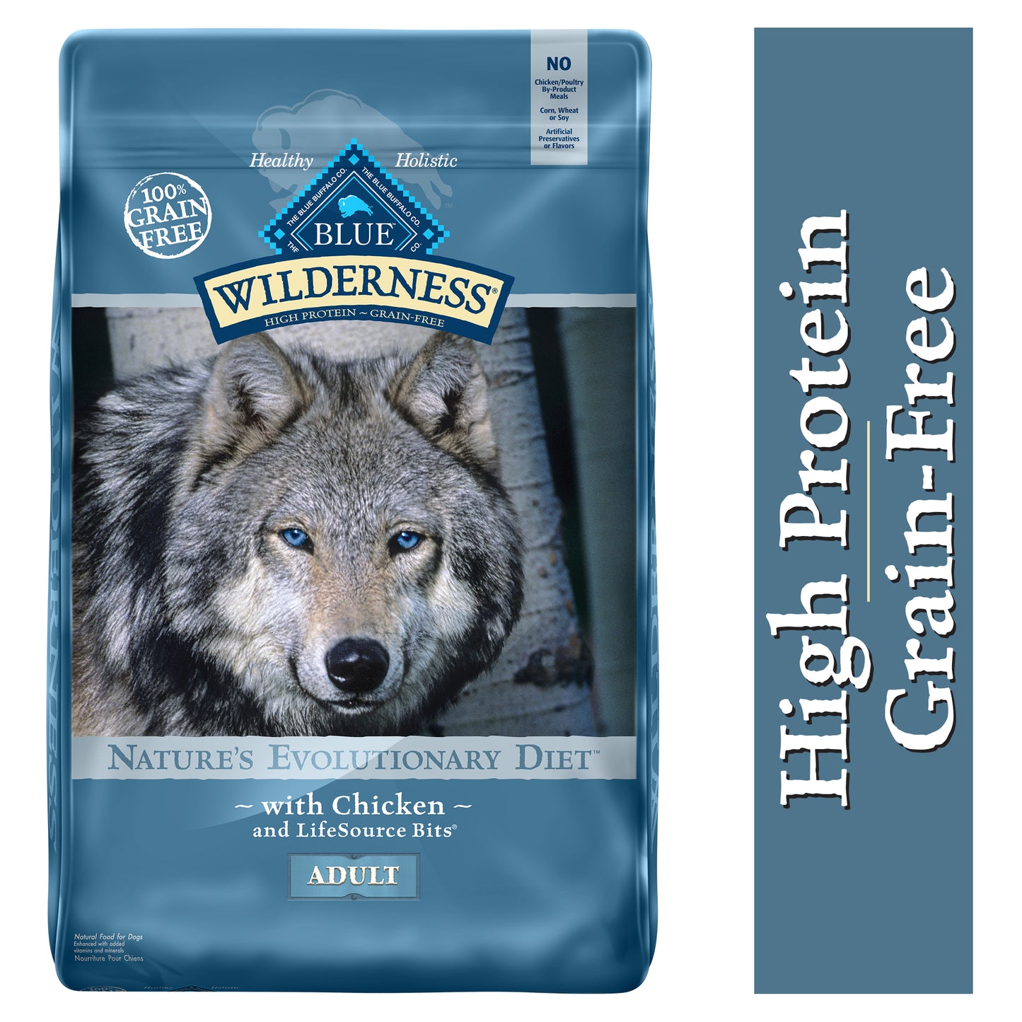 Blue Buffalo High-Protein Dry Dog Food, 24 lbs.