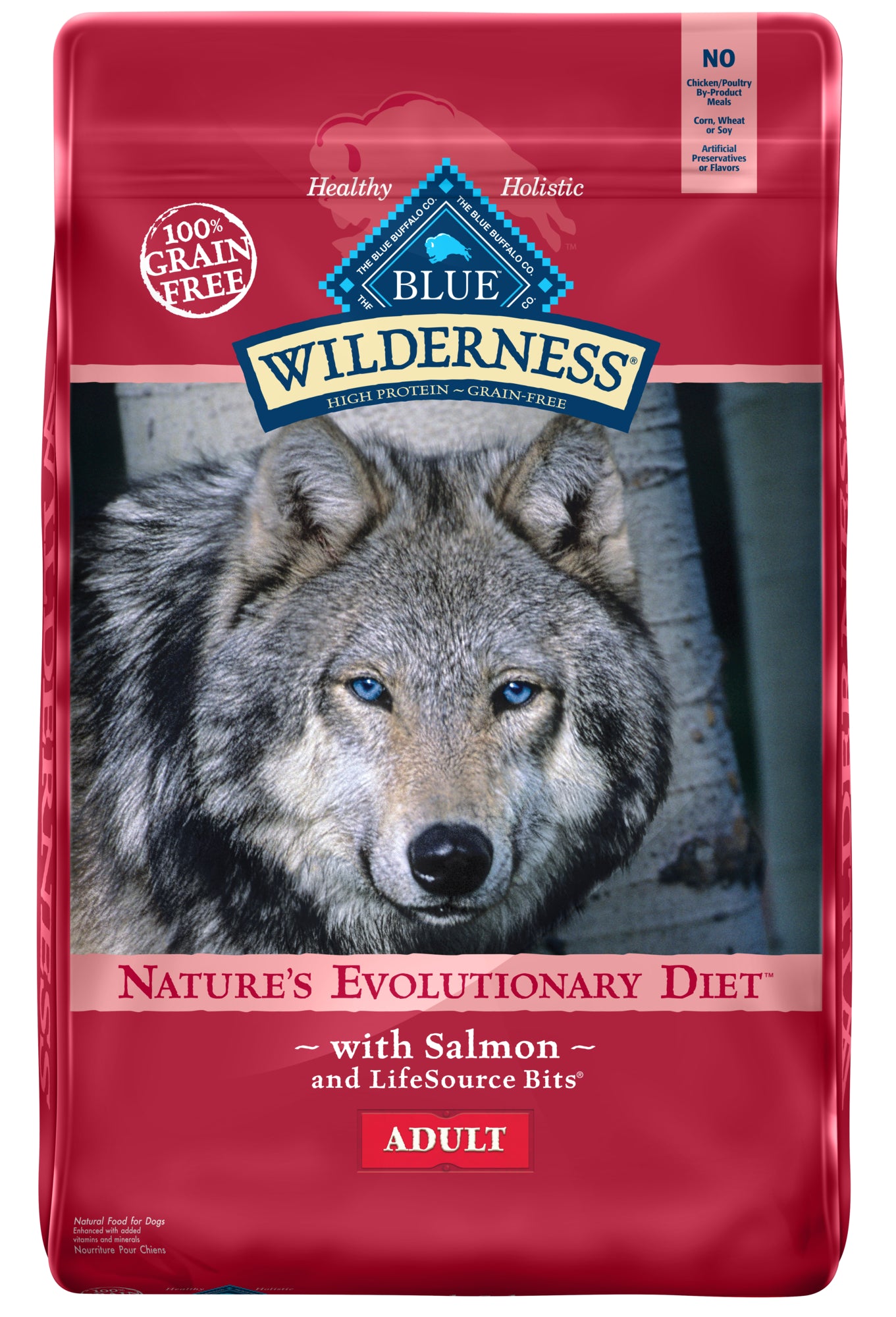 Blue Buffalo Wilderness Salmon Grain-Free Dry Dog Food, 24 lbs.