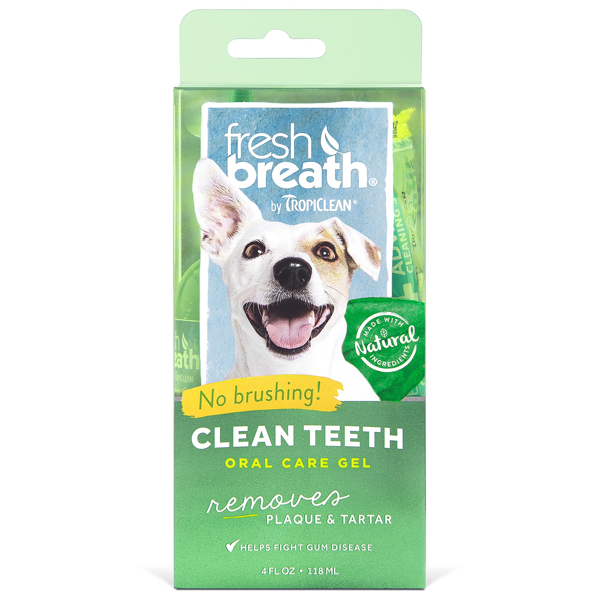 TropiClean Fresh Breath Teeth Gel for Dogs, 118 ml.