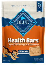 Blue Buffalo Health Bars Pumpkin & Cinnamon Dog Biscuits, 16 oz.