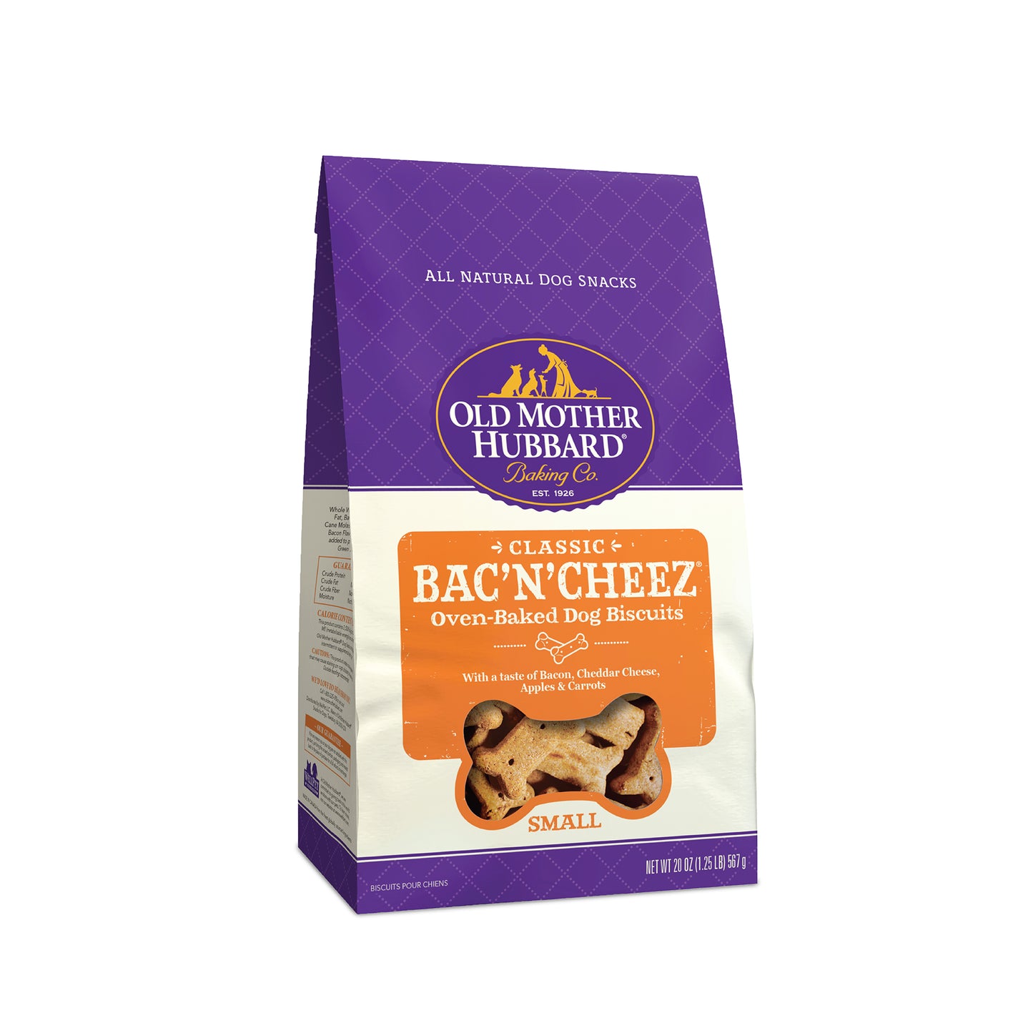 Old Mother Hubbard Bac'N Cheez Dog Biscuits, 20 oz.