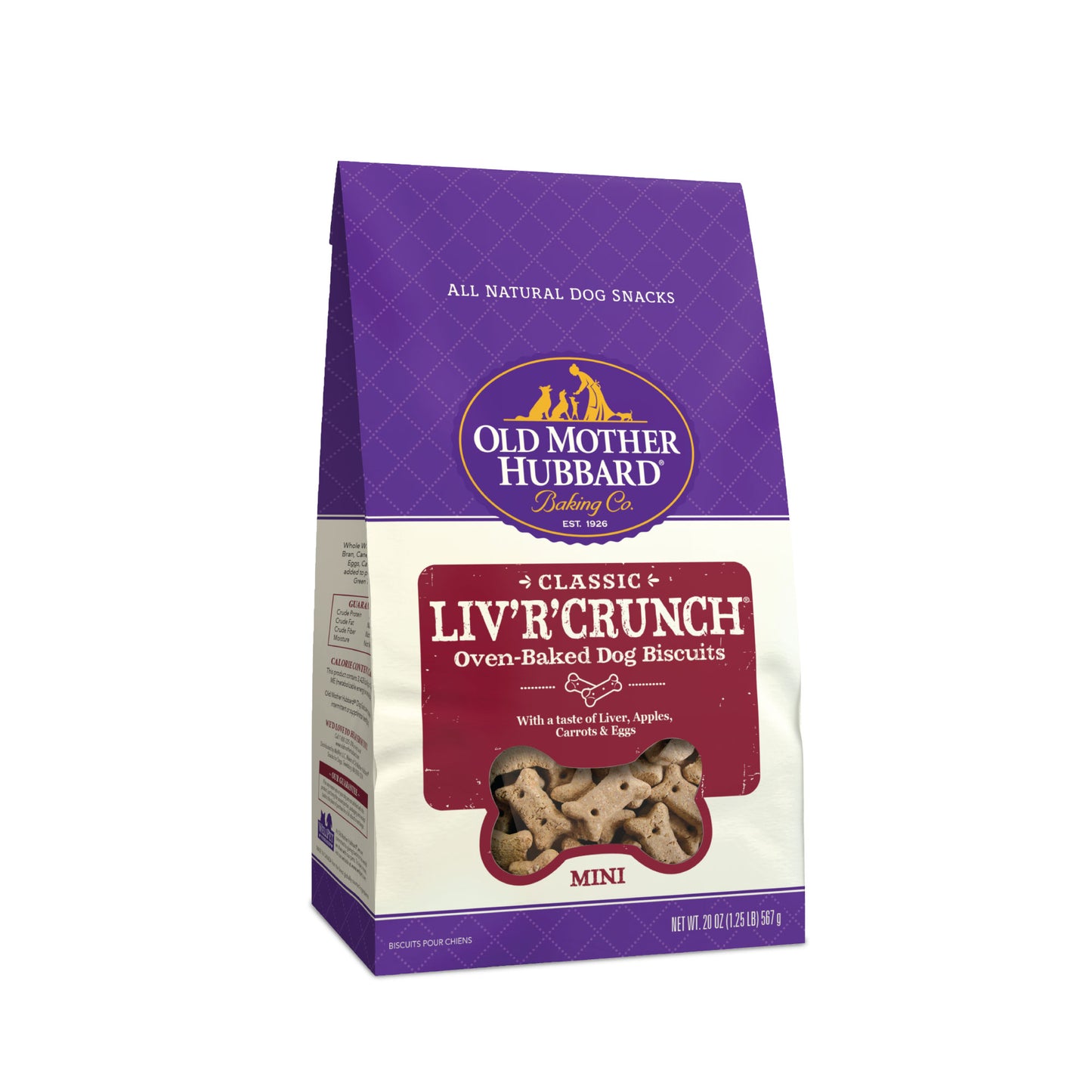 Old Mother Hubbard LiverCrunch Mini Dog Biscuits, 20 oz.