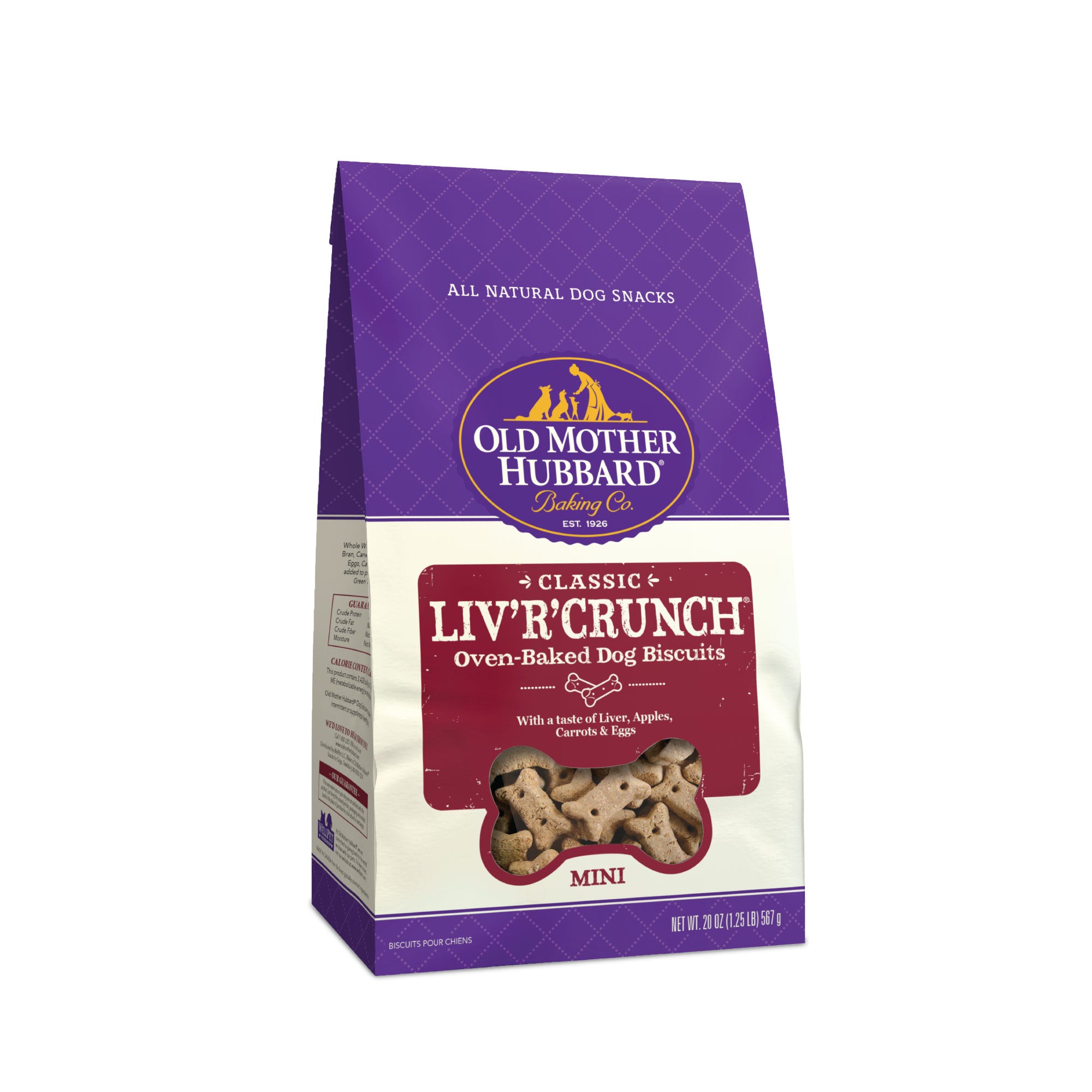 Old Mother Hubbard LiverCrunch Mini Dog Biscuits, 20 oz.