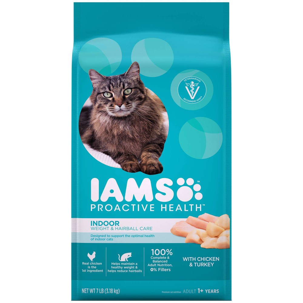Iams ProActive Health Chicken & Turkey Dry Cat Food, 7 lbs.
