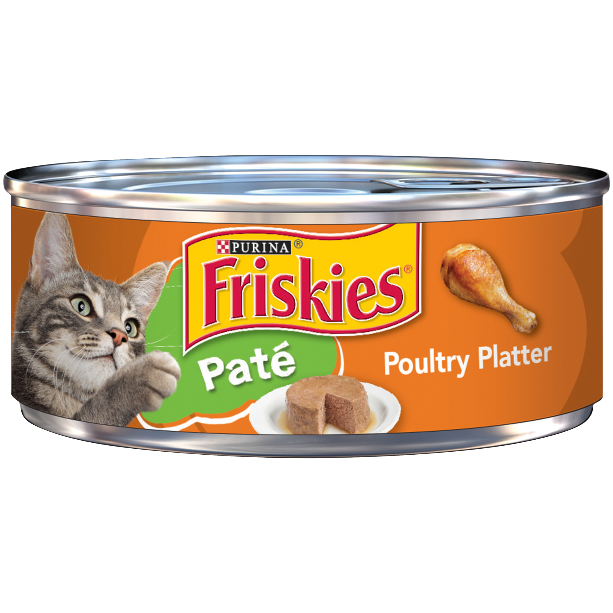 Friskies Pate Poultry Platter Wet Cat Food, 5.5 oz.