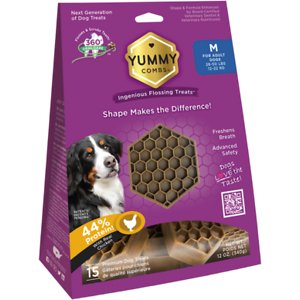 Yummy Combs Medium Dog Dental Treats (15 Count)