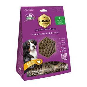 Yummy Combs Large Dog Dental Treats, 12 oz. (9 Count)