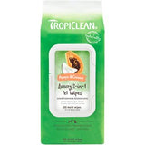 TropiClean Luxury 2-in-1 Pet Wipes for Dogs & Cats (100 Count)