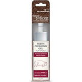 TropiClean Enticers Hickory Smoked Bacon Teeth Cleaning Gel for Dogs, 59 ml.