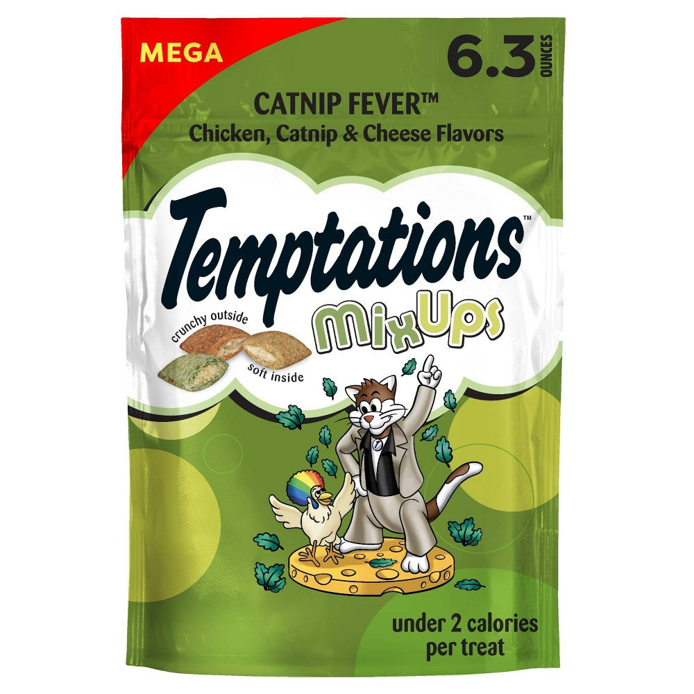 Temptations MixUps Cheese, Chicken & Catnip Cat Treats, 3 oz.