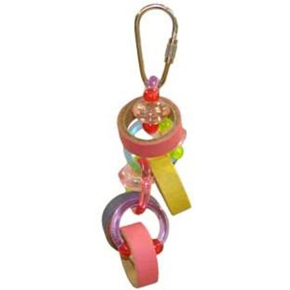 A & E Happy Beaks Keet Rings Small Bird Toy