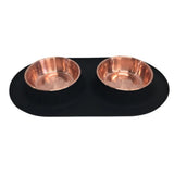 Messy Mutts Double Silicone Feeder, Medium (1.5 Cups)