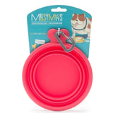 Messy Mutts Silicone Collapsible Travel Pet Bowl, 1.75 Cups