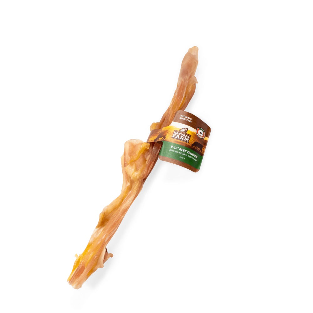 Natural Farm Beef Tendon Dog Chew, 9-12 in.