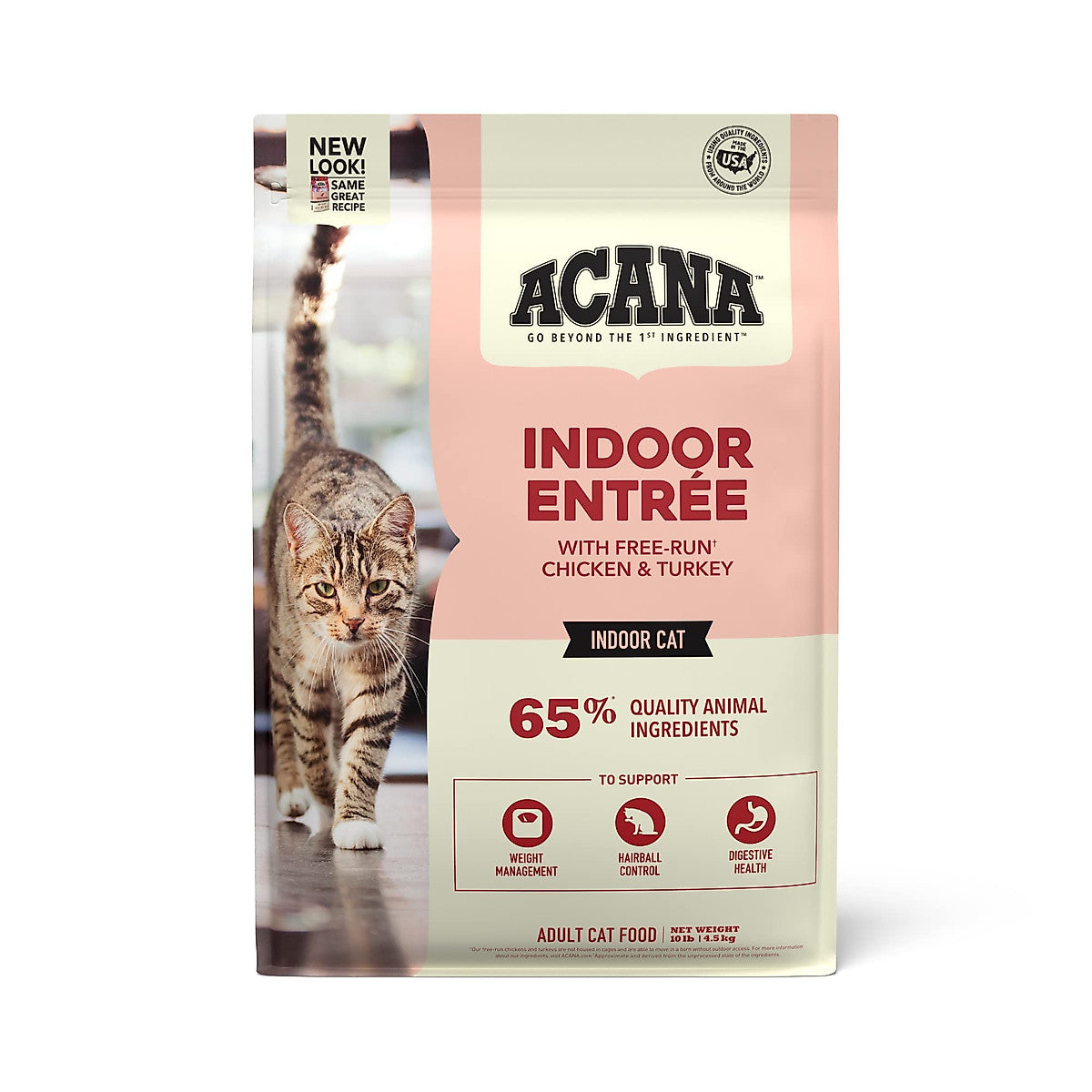 Acana Indoor Entree Cat Food, Chicken Turkey Herring, 10 lbs