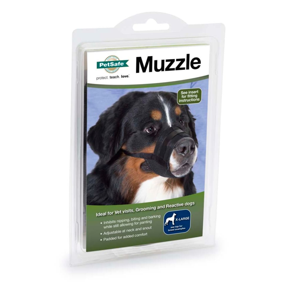 PetSafe Comfortable Padded Dog Muzzle, X-Large