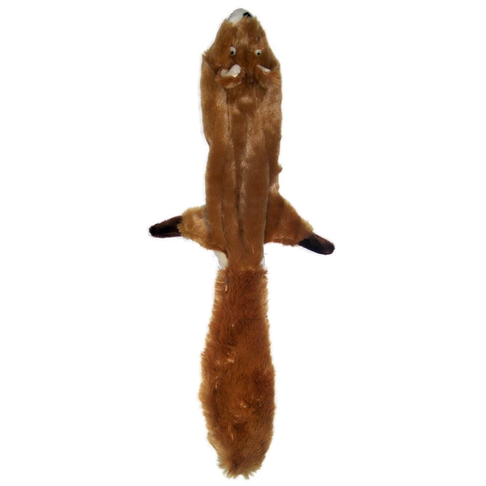 Skinneeez Squirrel Durable Polyester Stuffless Dog Toy, Large