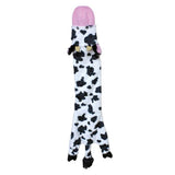 Skinneeez Crinkle Cow Squeaky Stuffless Dog Toy, 23 in.