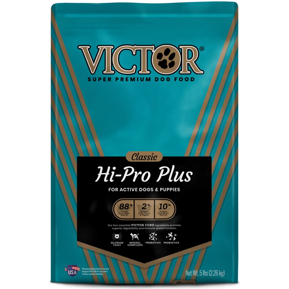 Victor Hi-Pro Plus Dry Dog Food, 5 Lb Bag
