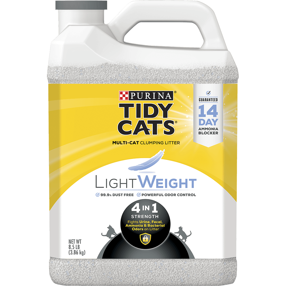Tidy Cats 4-in-1 Strength Scented Dust-Free Lightweight Clumping Cat Litter, 17 lbs.