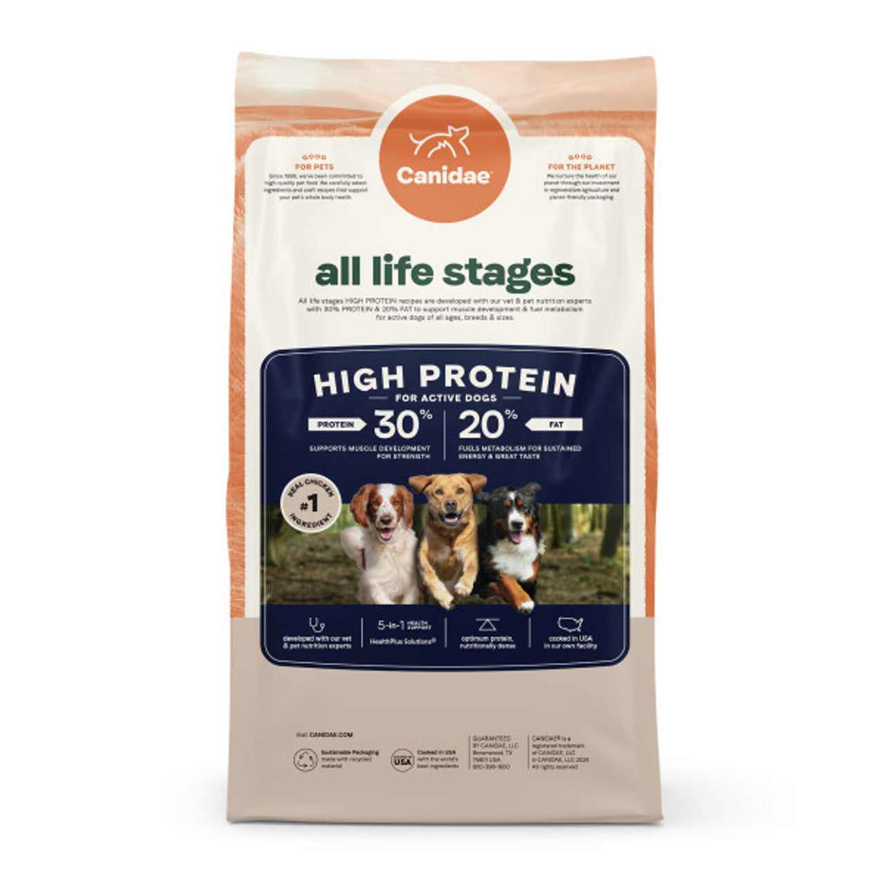 Canidae All Life Stages Multi-Protein & Vegetable Dry Dog Food 4lb