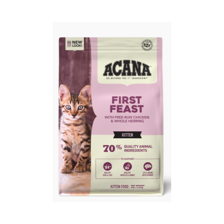 Acana First Feast Dry Cat Food, 7 lbs Pack