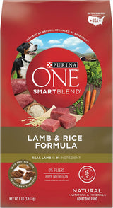 Purina ONE Lamb & Rice Dry Dog Food, 8 lbs.