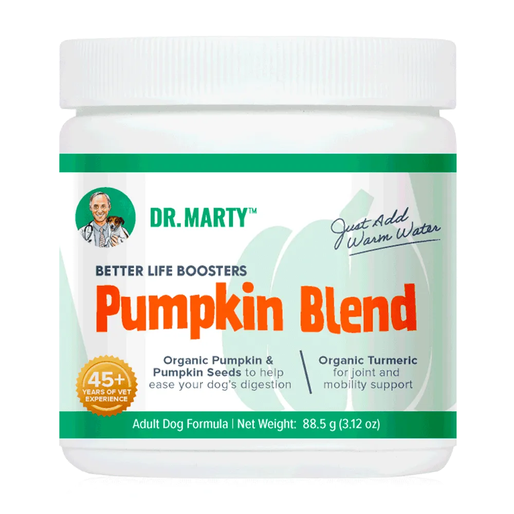 Dr. Marty Pumpkin Blend Better Life Boosters 3.17-oz Digestive Support Dog