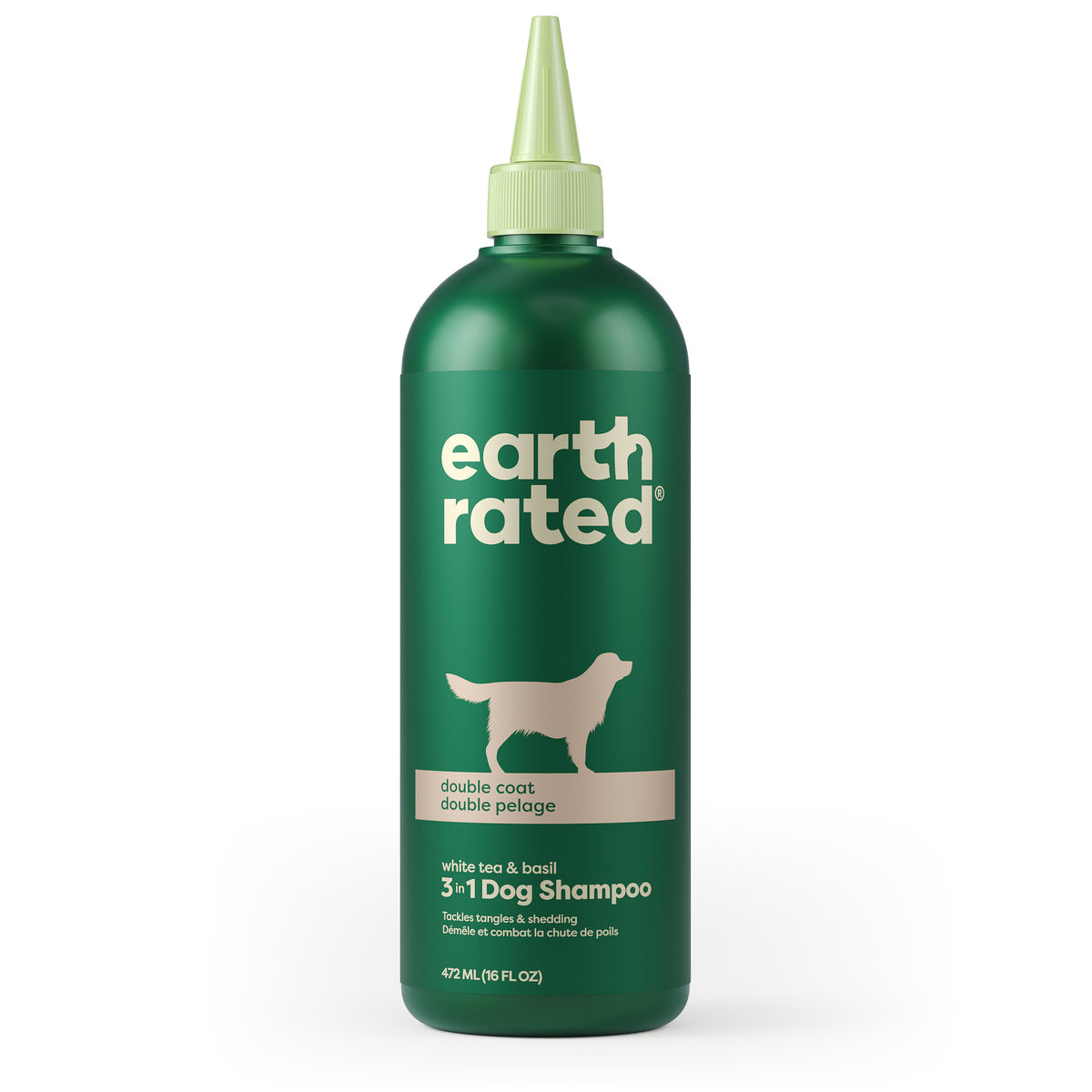 Earth Rated Hypoallergenic 4-in-1 Dog & Puppy Shampoo & Conditioner, 16 fl. oz.