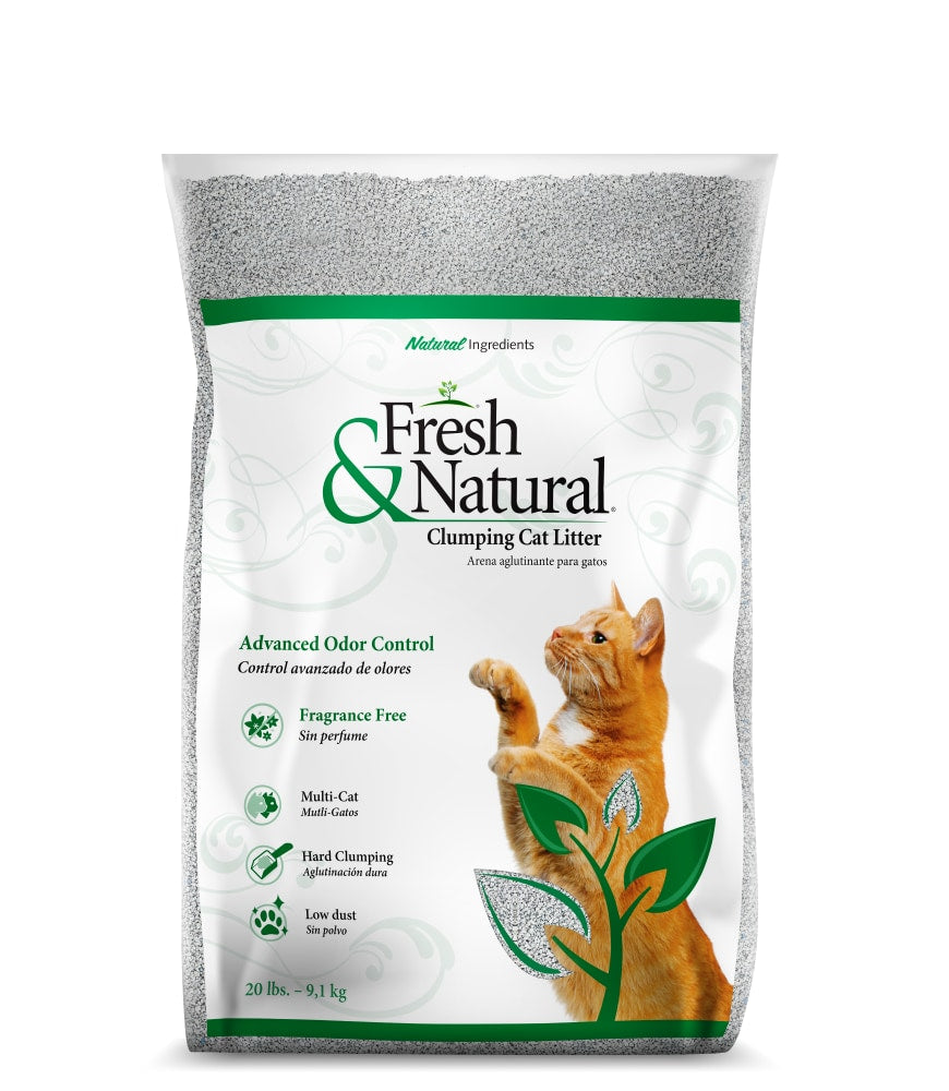 Fresh & Natural Unscented Clumping Cat Litter