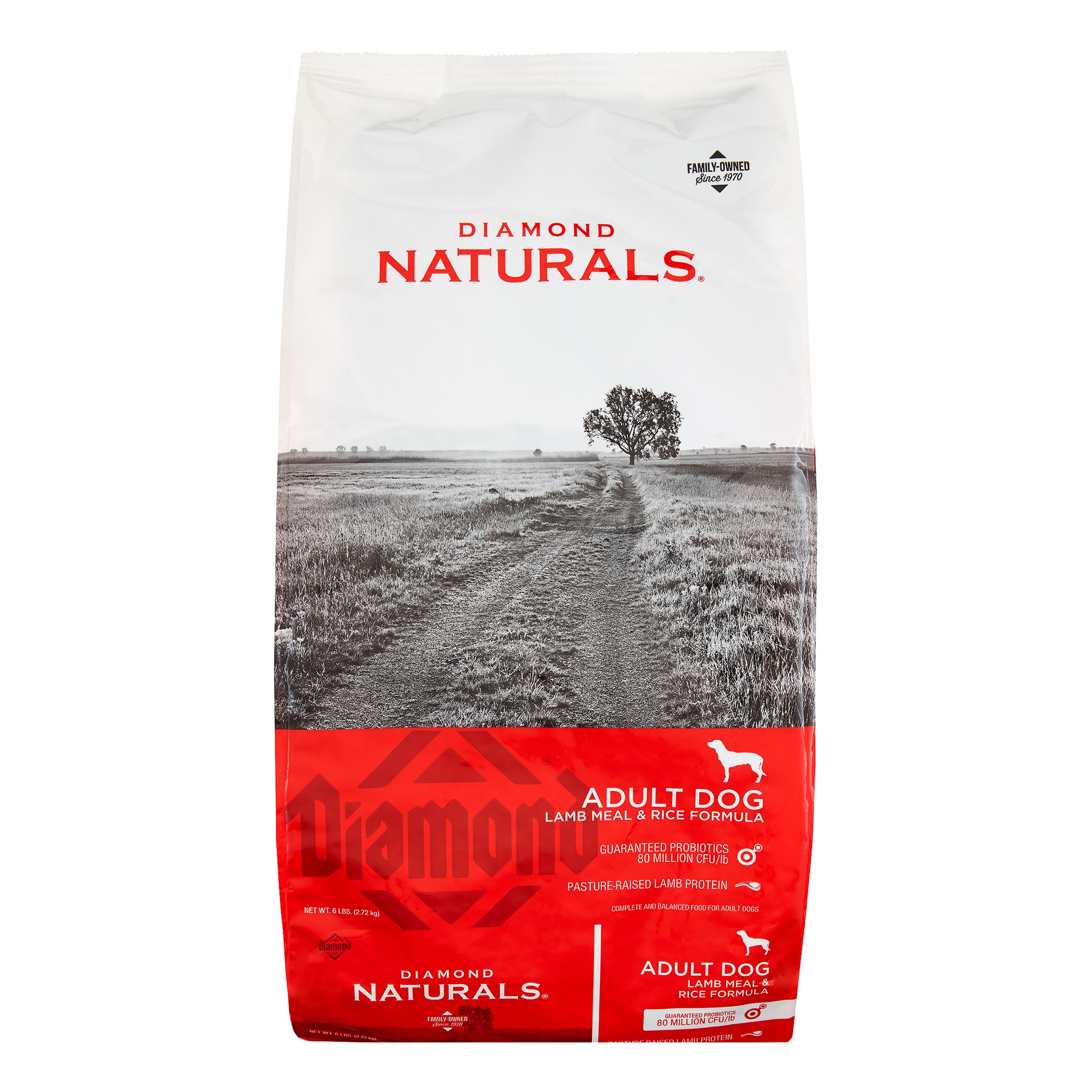 Diamond Naturals Adult Lamb & Rice Dry Dog Food, 6 lbs.