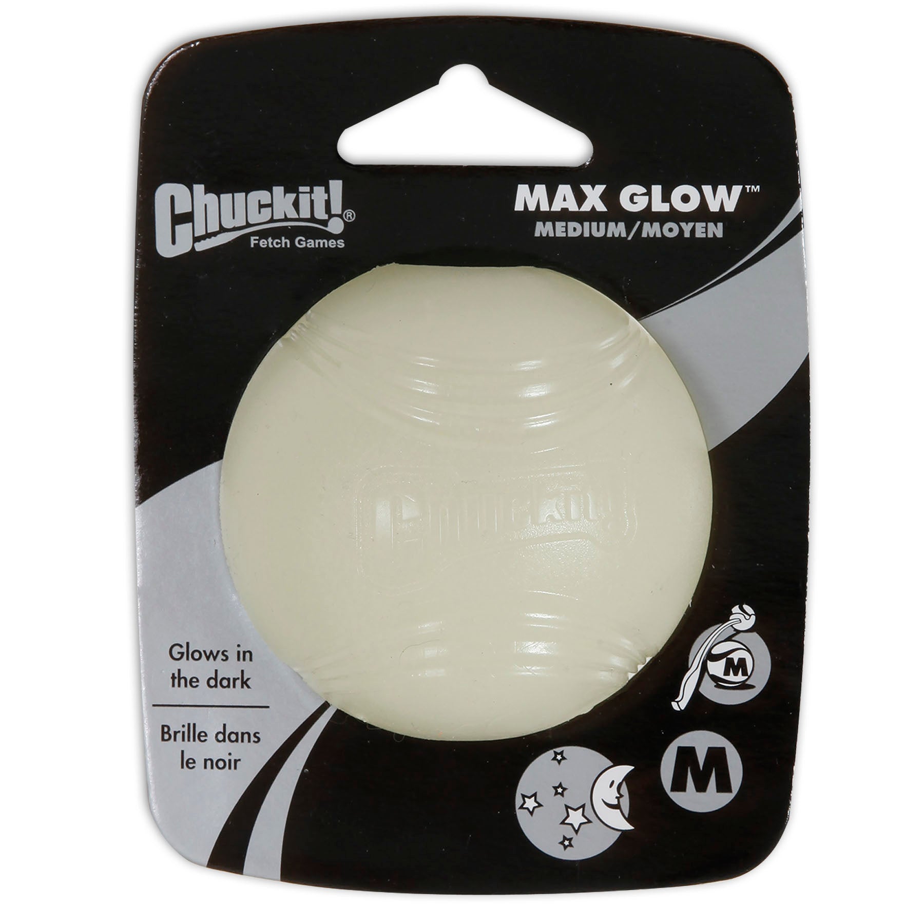 Chuckit! Max Glow Ball Medium - Fetch Toy For Dogs