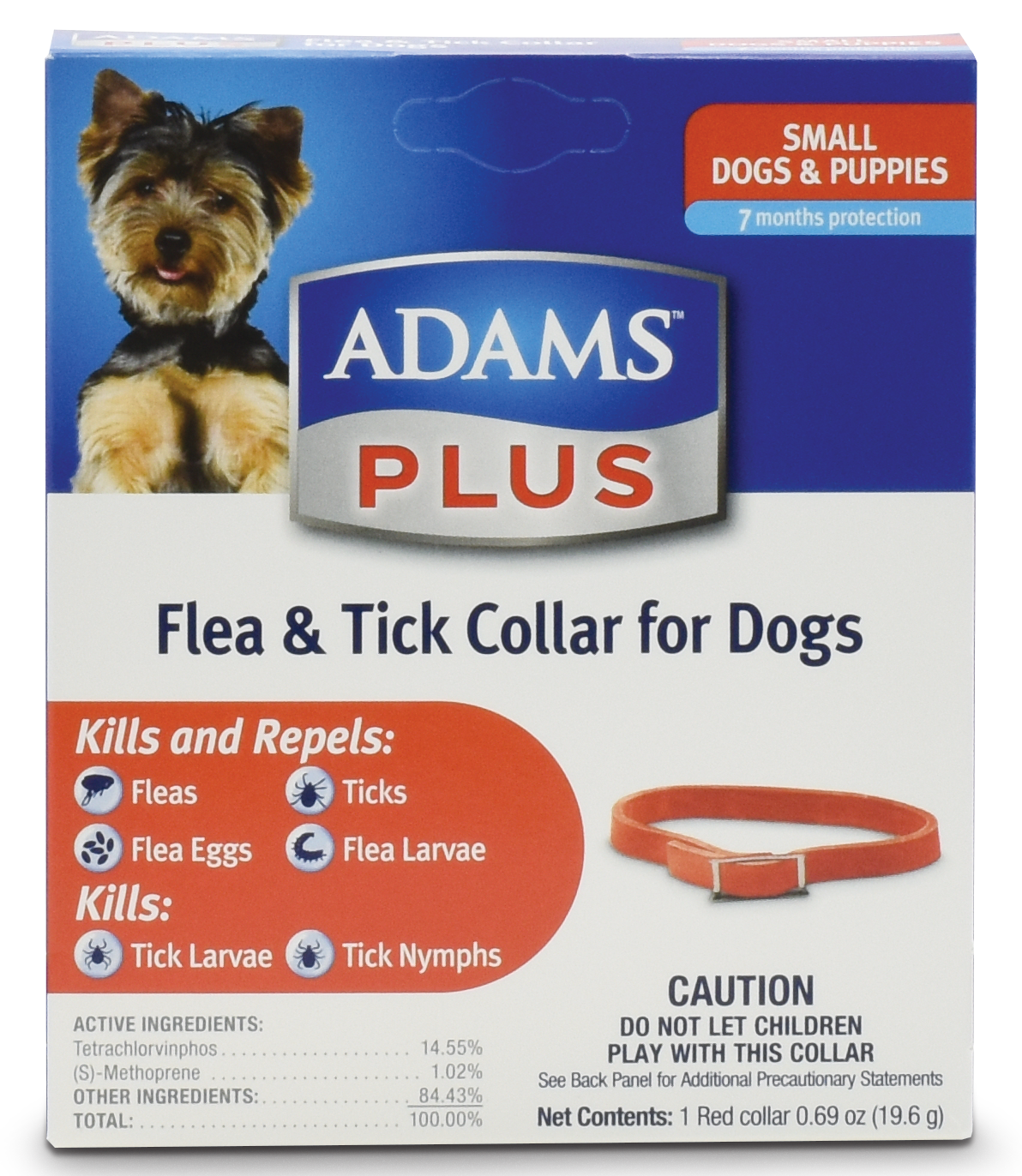 Adams Plus Small Flea And Tick Collar For Dogs