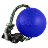 Jolly Pets Romp-n-Roll Multi-Color Dog Tug Toy, 6 in.
