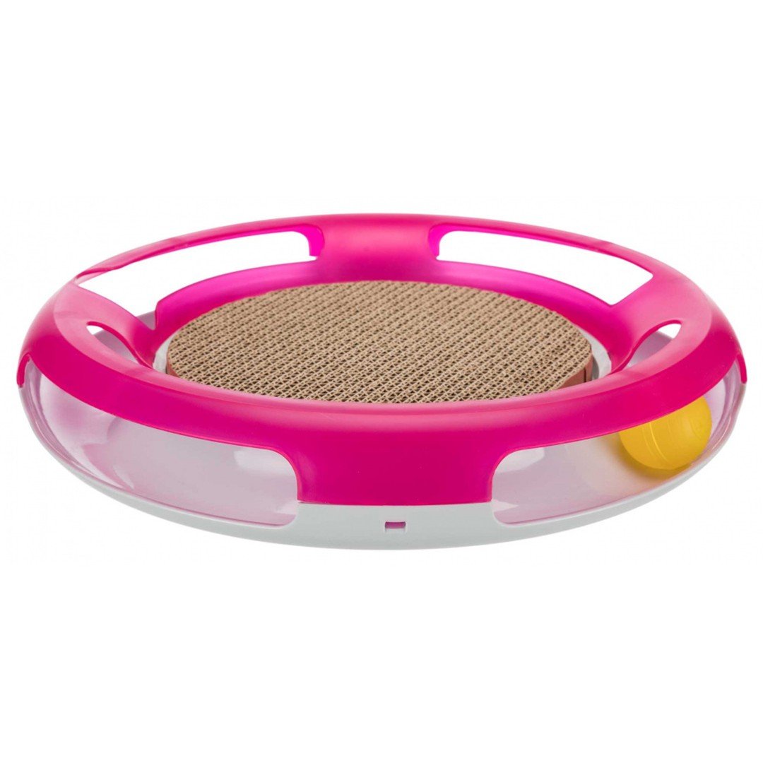 Trixie Pet Products Cat Activity - Race & Scratch 1.6 in