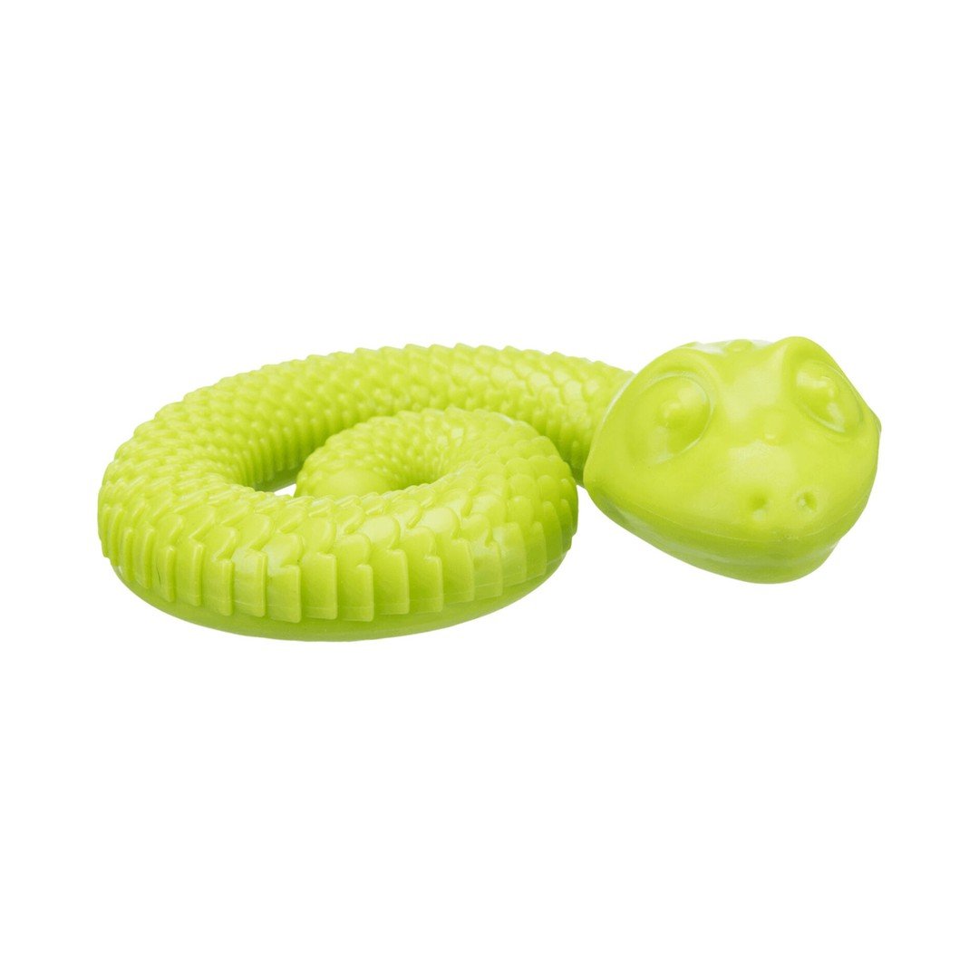 Trixie Rubber Snake Dog Snack Toy, 7 in.