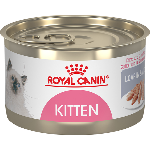 Royal Canin Feline Health Nutrition Kitten Loaf in Sauce Wet Cat Food, 5 oz.