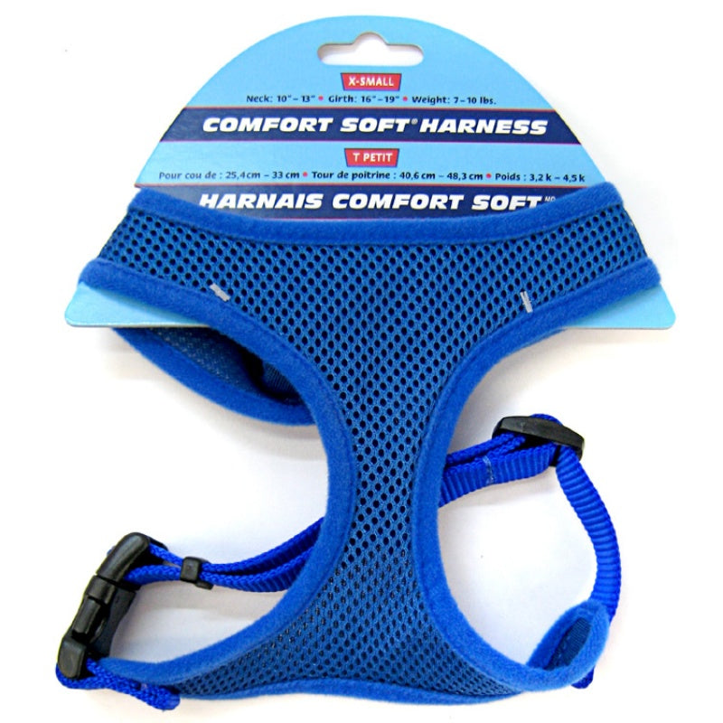 Comfort Soft Blue Back-Clip Dog Harness, XS (16-19 in. Chest)