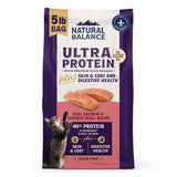 Natural Balance Ultra Protein Skin, Coat & Digestive Health Salmon & Chicken Meal Dry Cat Food, 5 lbs.