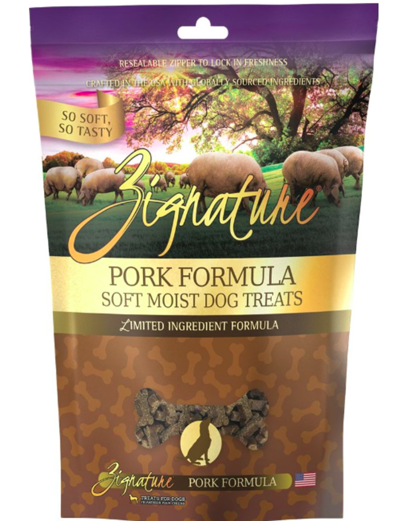 Zignature Pork Soft & Moist Dog Treats, 4 oz.