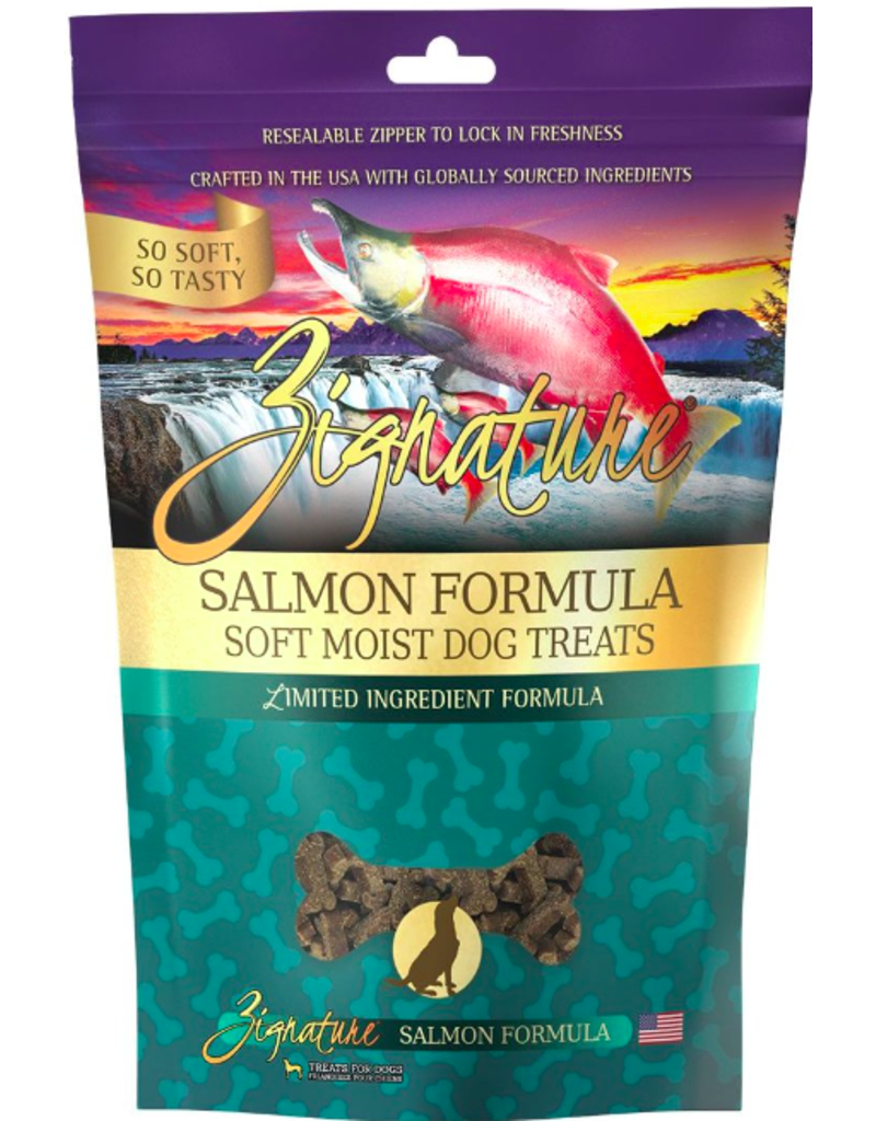 Zignature Salmon Soft & Moist Dog Treats, 4 oz.